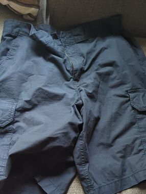 Faded Glory Black Cargo Pants - Utility Pocket Style